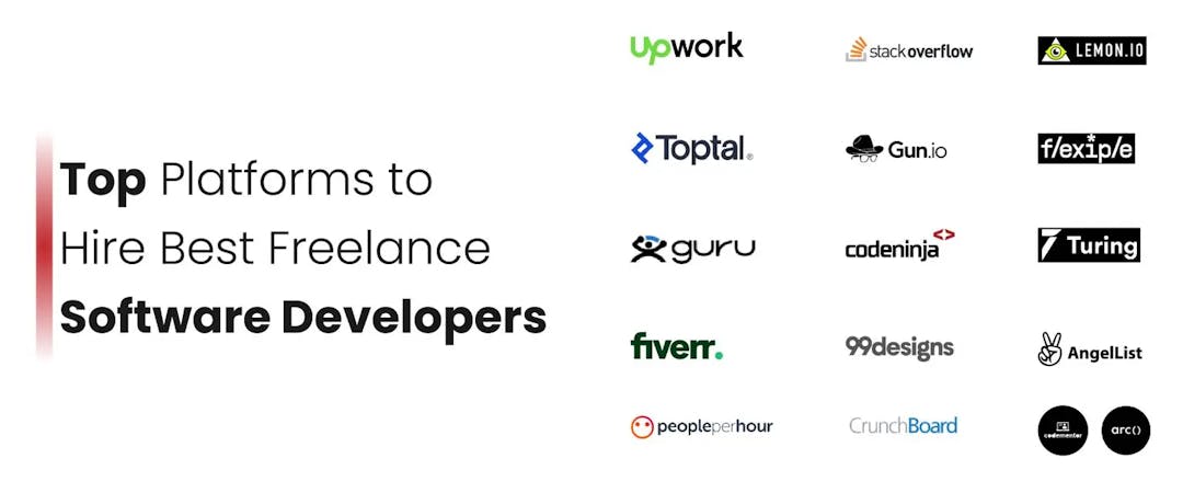 Top 18 Freelancing Sites To Find and Hire Freelance Developers for Your Software Development Projects